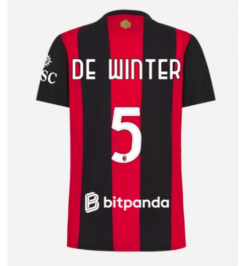 AC Milan Koni De Winter #5 Kotipaita Naisten 2026-27 Lyhythihainen AC Milan Koni De Winter #5 Kotipaita Naisten 2026-27 Lyhythihainen